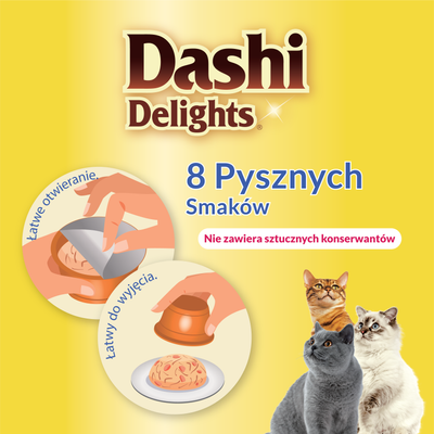 Inaba DASHI aanvullend kattenvoer - kip en zalm 70 g 