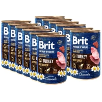 Brit Premium By Nature Kalkoen met Lever 12x400g