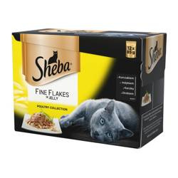 Sheba Sachet Delicacy In Jelly gevogeltesmaken 12x85g
