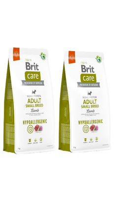 BRIT CARE Hond Hypoallergeen Volwassen Lam van Kleine Rassen 2x7kg