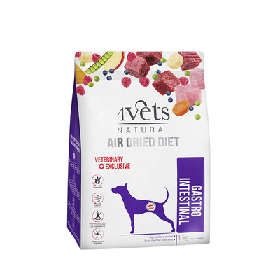 4Vets Natural Gastro Intestinal gedroogd voer voor honden met spijsverteringsstoornissen 1kg