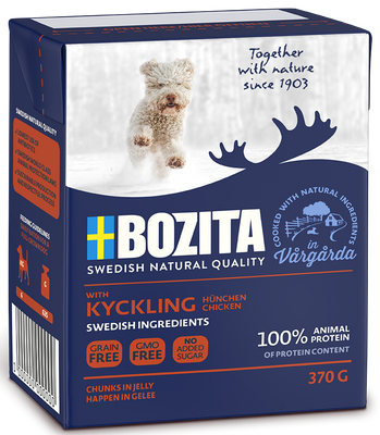 BOZITA Dog Junior Delicate Kip in Jell-O 370g