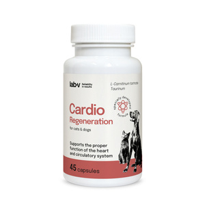 LAB-V Cardio Regeneration - Cardiovasculaire ondersteuning voor honden en katten 45 capsules