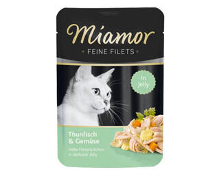 Miamor Feine Filets - natvoer tonijnfilet met groenten 100g
