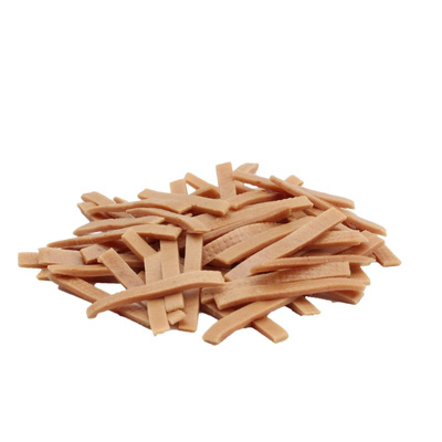 UNIQ PETS kattensnoepjes - zachte reepjes zalm met tasurine 50g 