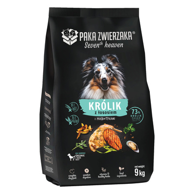 Pet Pack 9kg Seven'th Heaven-konijn met zalm 9kg 