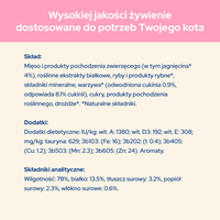 CAT CHOW Kittenvoer met lam en courgette in saus 85g - 20 PACKS + 6 GRATIS !!!