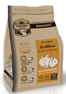 KORONA NATURY Natural-Vit voeding voor konijnen junior 750g