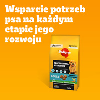 PEDIGREE® Adult Professional Nutrition 12kg met gevogelte en groenten - droog compleetvoer voor volwassen honden van grote en middelgrote rassen