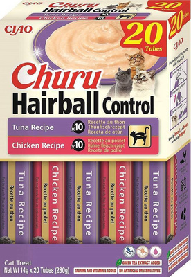 INABA Churu Hairball Control voor katten - 20x14g