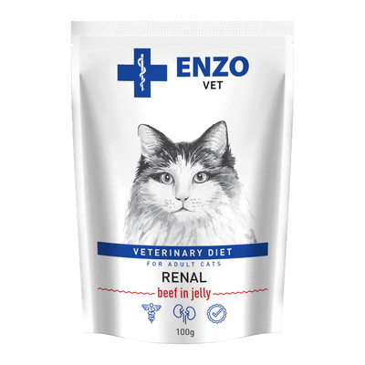 ENZO VET Renal met rundvlees in gelei voor katten 100g