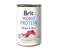 Brit Mono Eiwit met Lam en Rijst 6x400g