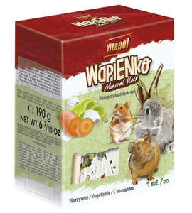 Vitapol Plantaardig Kalksteenblokje XL voor Knaagdieren en Konijnen 190g