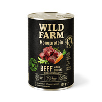 Wild Farm Monoprotein Beef 400g hypoallergeen hondenvoer