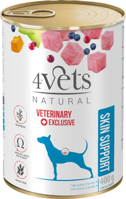 Dolina Noteci 4Vets Honden Huid Support 18x400g