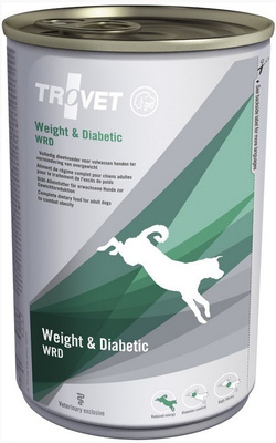 TROVET WRD Weight & Diabetic voor honden blik 400g