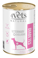 Dolina Noteci 4Vets Honden Diabetes 18x400g 