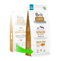 BRIT CARE Dog Grain-free Senior & Light Salmon 12kg
