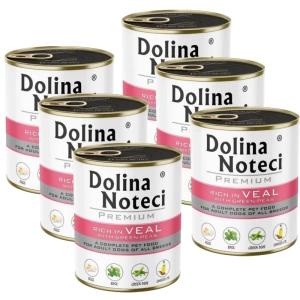 Dolina Noteci PREMIUM rijk aan kalfsvlees met groene erwten 6x800g