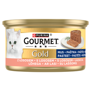 Purina Gourmet Gold mousse met zalm 85g