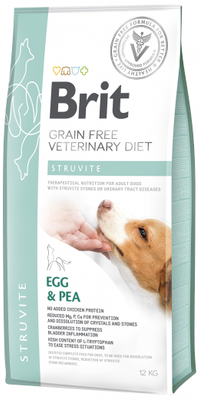 Brit GF veterinary diets hond Struvite 12 kg  + GRATIS een verrassing voor je hond!