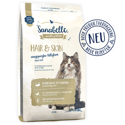 BOSCH Sanabelle Hair & Skin 10kg + GRATIS een verrassing voor je kat!
