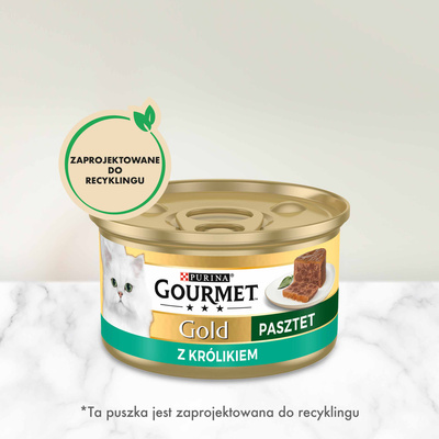 Purina Gourmet Gold Konijnenpaté 85g