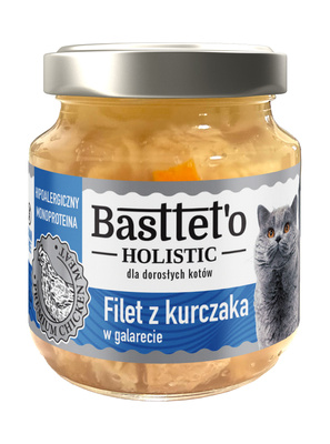 Basttet'o Holistic kipfilet in galette voor katten 130g