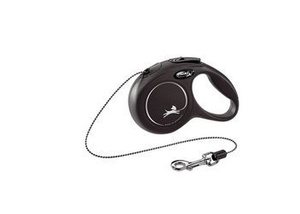 Flexi Leash New Classic XS Rope 3m tot 8kg Zwart
