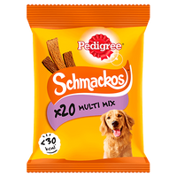 Pedigree Schmackos Adult Hondensnack met Rund, Kip, Lam & Eend 172g