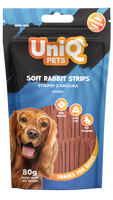 UNIQ PETS hondensnacks 80g konijnenreepjes