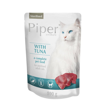 DOLINA NOTECI Piper voor katten met tonijn 10x100g (zakje)