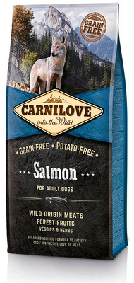 Carnilove Zalm voor volwassenen 12kg + 2kg