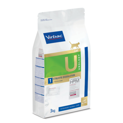 Virbac Veterinary HPM Cat Urology Struvite Dissolution U1 3 kg
