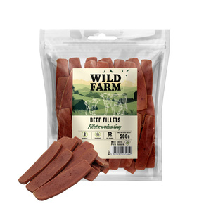 WILD FARM rundvleesfilet 500g hondensnoepjes