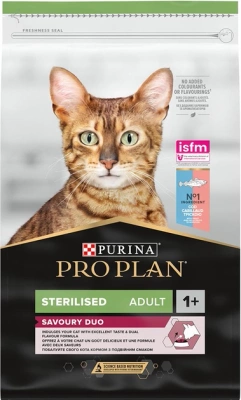 PURINA Pro Plan Kat Gesteriliseerde Kabeljauw en Forel 10kg