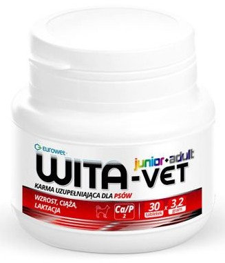 Eurowet Wita-Vet Junior +Adult 30tab 