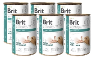 BRIT GF Veterinary Diets Dog Gesteriliseerd 6x400g nat hondenvoer