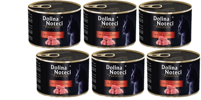 Dolina Noteci Premium voor Katten Rijk aan Kalfsvlees 6x185g