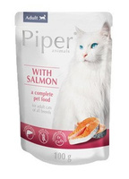 Dolina Noteci Piper voor Katten met Zalm  mix van smaken 20x100g
