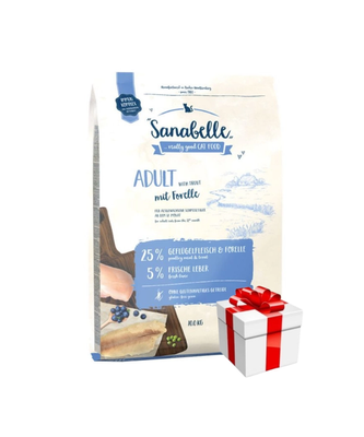 BOSCH Sanabelle Adult Forel 10kg + GRATIS een verrassing voor je kat!