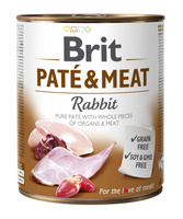 Brit Pate & Vlees met Konijn 6x800g