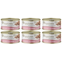 APPLAWS Tuna Fillet With Prawn In Broth Tin 6x70g