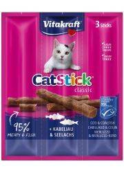 Vitakraft Cat Stick Mini Kabanosy met Kabeljauw 3x18g
