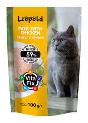 Leopold vleespastei met kip voor katten 100g
