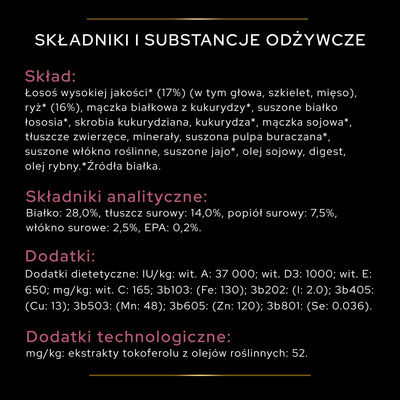 Purina Pro Plan Medium & Large 7+ Sensitive Optiderma Zalm & Rijst 14kg