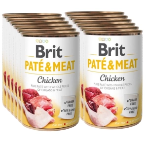 Brit Pate & Vlees met Kip 12x400g
