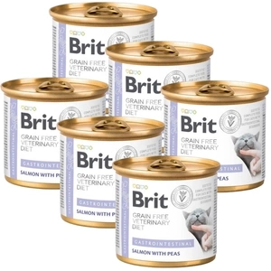 Brit Grain Free Veterinary Diet Zalm & Erwten voor de kat 6x200g