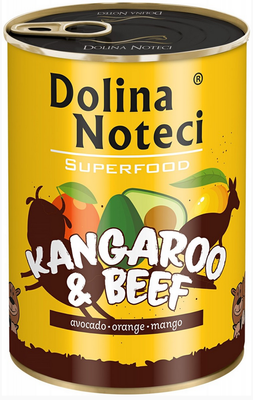 Dolina Noteci Supervoeding Kangoeroe en Rundvlees 400g