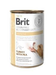 Brit Grain Free Veterinary Diet Hepatic met Kalkoen en Erwten 400g